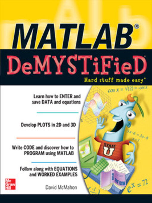 Title details for MATLAB Demystified by David McMahon - Available
